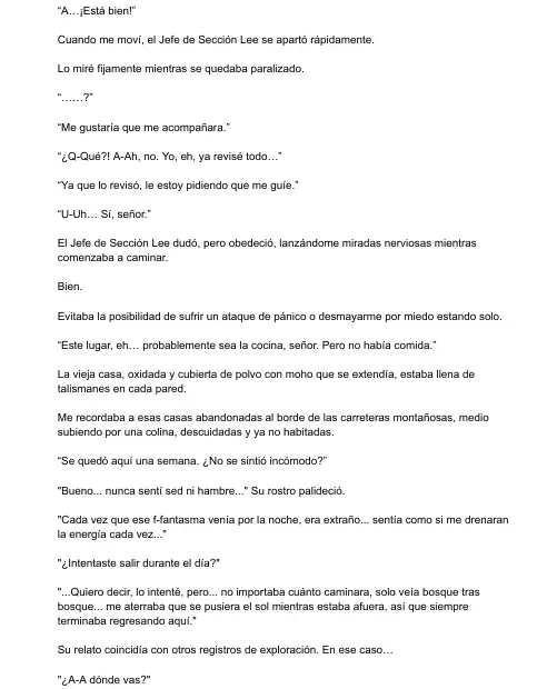 Me meti en una historia de fantasmas, pero aun asi tengo que trabajar (Novela) - Capítulo 34 - Página 7 - LectorTMOo