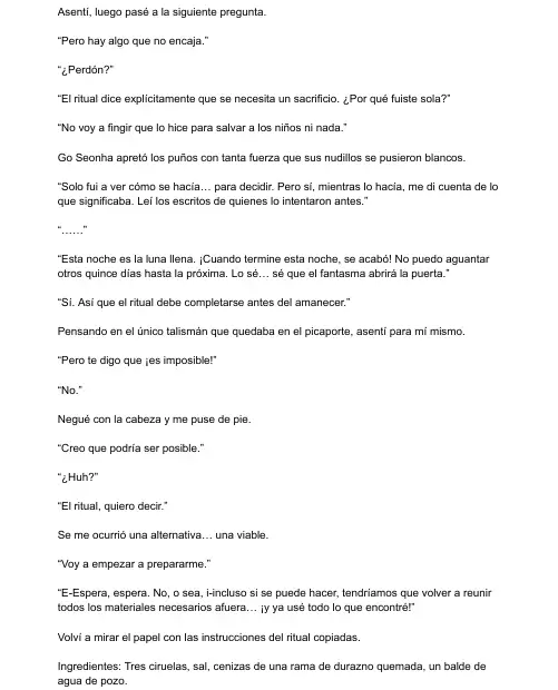 Me meti en una historia de fantasmas, pero aun asi tengo que trabajar (Novela) - Capítulo 35 - Página 8 - LectorTMOo