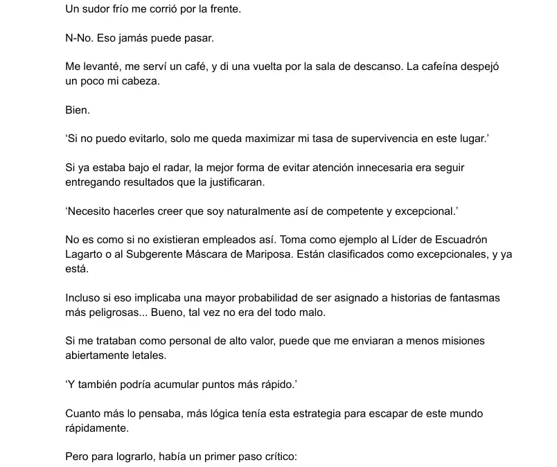 Me meti en una historia de fantasmas, pero aun asi tengo que trabajar (Novela) - Capítulo 48 - Página 14 - LectorTMOo