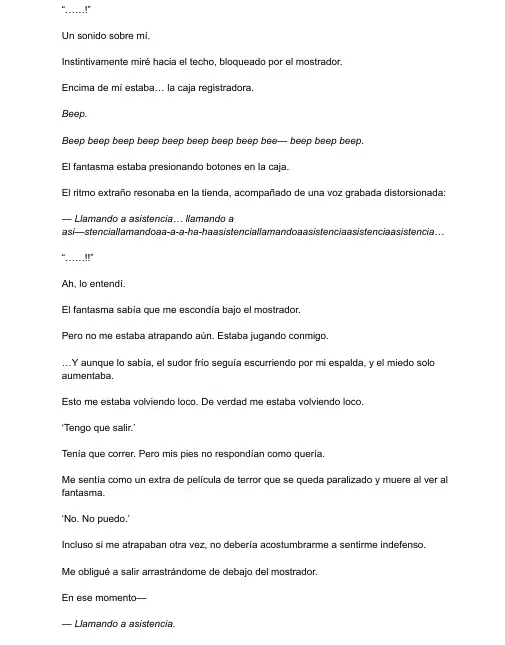 Me meti en una historia de fantasmas, pero aun asi tengo que trabajar (Novela) - Capítulo 8 - Página 4 - LectorTMOo