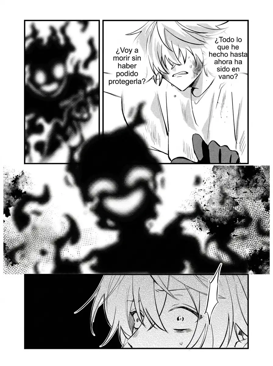 Me reencarne en el amigo de la infancia de la villana que cae en la oscuridad. Si ella cae, es un final fatal garantizado, asi que me converti en el mas fuerte... ¿Pero acaso ella no habia caido ya en la oscuridad [y se habia convertido en yandere]? - Capítulo 10 - Página 18 - LectorTMOo