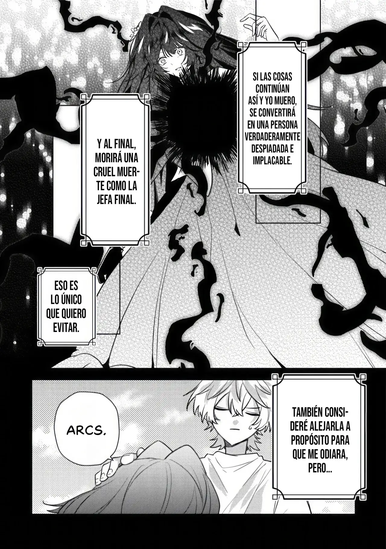 Me reencarne en el amigo de la infancia de la villana que cae en la oscuridad. Si ella cae, es un final fatal garantizado, asi que me converti en el mas fuerte... ¿Pero acaso ella no habia caido ya en la oscuridad [y se habia convertido en yandere]? - Capítulo 7 - Página 8 - LectorTMOo