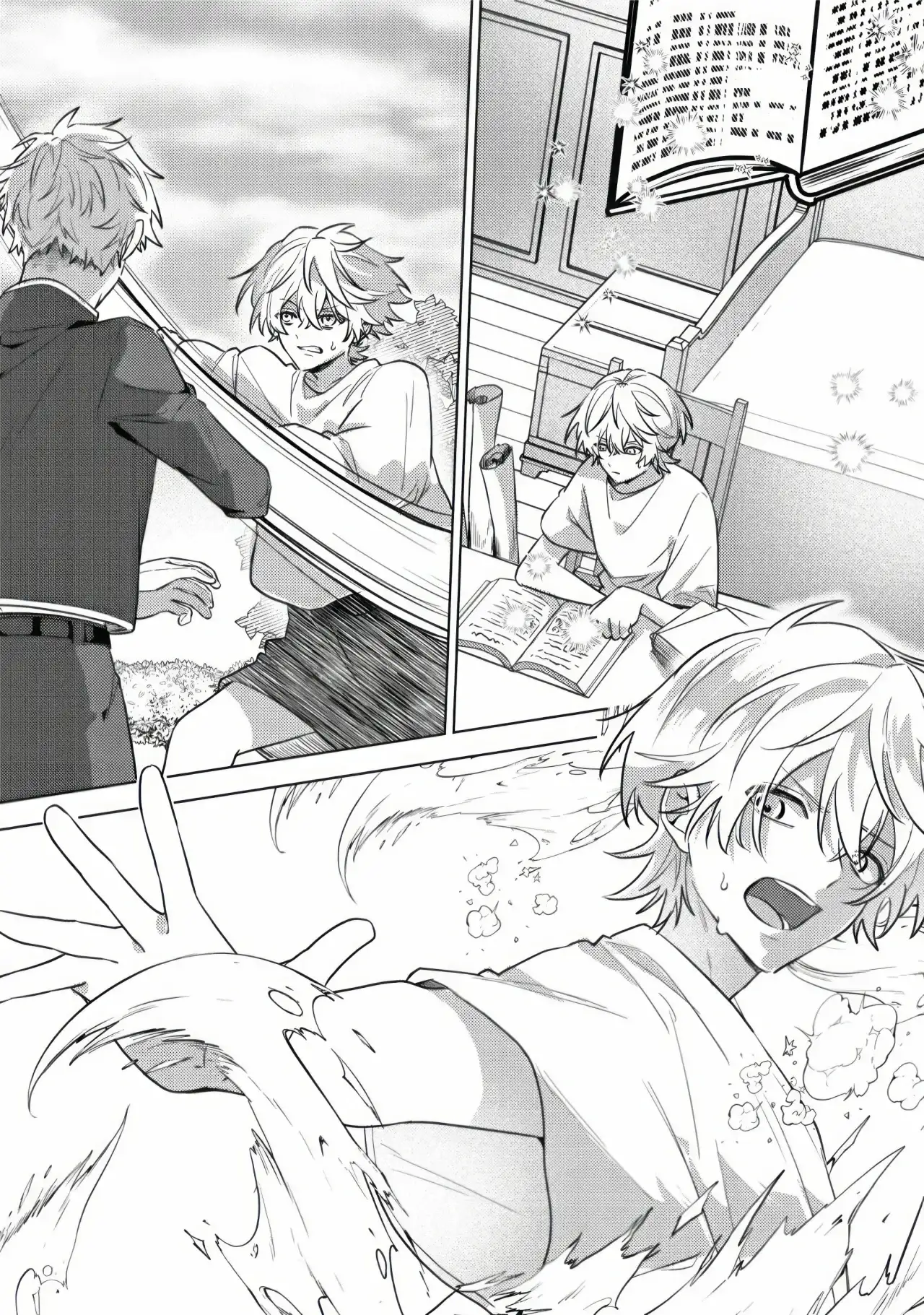 Me reencarne en el amigo de la infancia de la villana que cae en la oscuridad. Si ella cae, es un final fatal garantizado, asi que me converti en el mas fuerte... ¿Pero acaso ella no habia caido ya en la oscuridad [y se habia convertido en yandere]? - Capítulo 7 - Página 17 - LectorTMOo