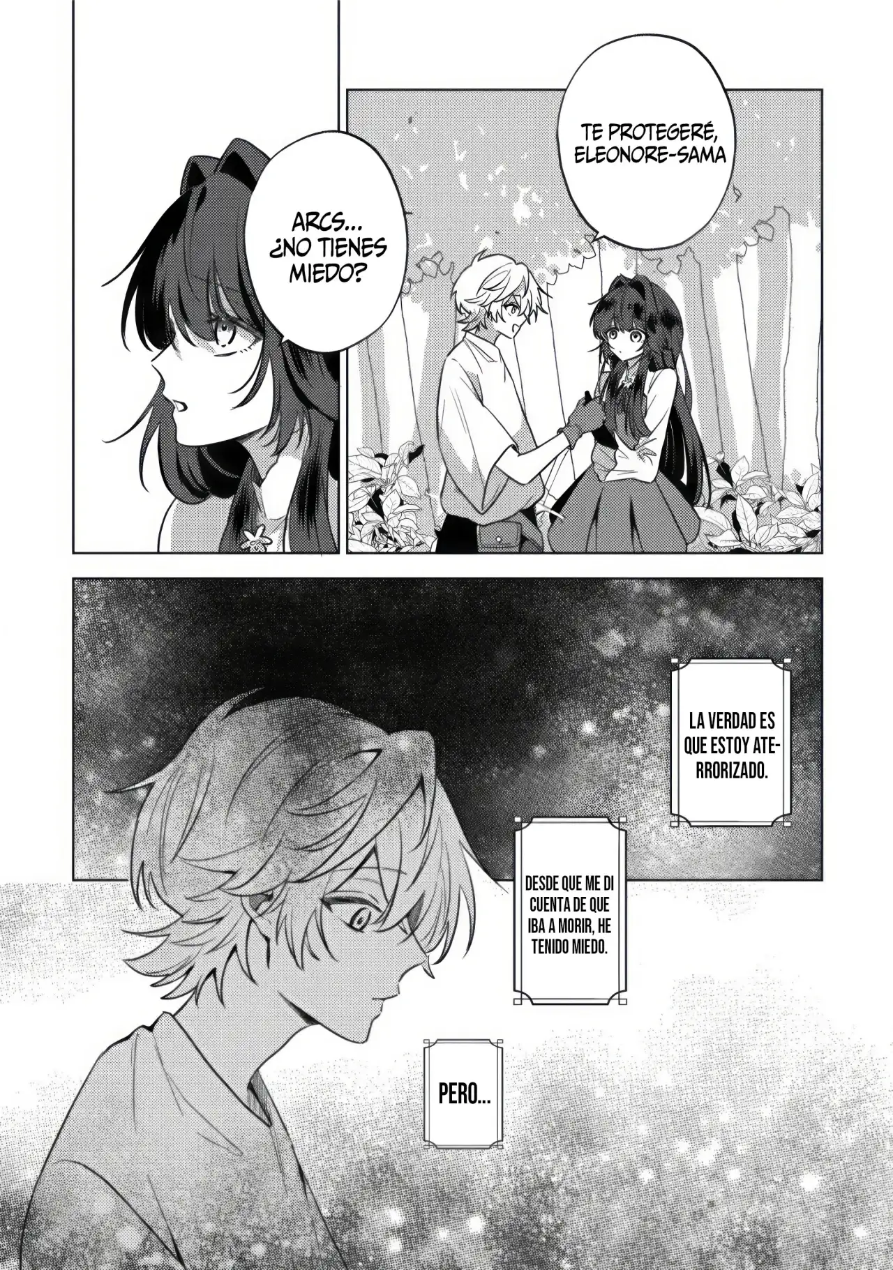Me reencarne en el amigo de la infancia de la villana que cae en la oscuridad. Si ella cae, es un final fatal garantizado, asi que me converti en el mas fuerte... ¿Pero acaso ella no habia caido ya en la oscuridad [y se habia convertido en yandere]? - Capítulo 7 - Página 22 - LectorTMOo