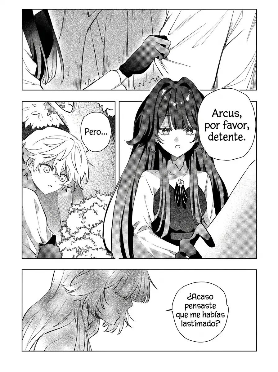 Me reencarne en el amigo de la infancia de la villana que cae en la oscuridad. Si ella cae, es un final fatal garantizado, asi que me converti en el mas fuerte... ¿Pero acaso ella no habia caido ya en la oscuridad [y se habia convertido en yandere]? - Capítulo 8 - Página 19 - LectorTMOo