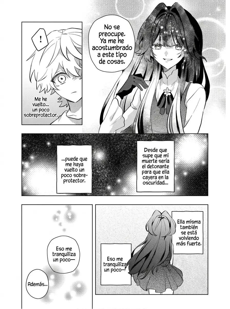 Me reencarne en el amigo de la infancia de la villana que cae en la oscuridad. Si ella cae, es un final fatal garantizado, asi que me converti en el mas fuerte... ¿Pero acaso ella no habia caido ya en la oscuridad [y se habia convertido en yandere]? - Capítulo 8 - Página 20 - LectorTMOo
