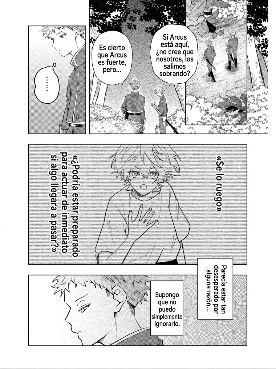 Me reencarne en el amigo de la infancia de la villana que cae en la oscuridad. Si ella cae, es un final fatal garantizado, asi que me converti en el mas fuerte... ¿Pero acaso ella no habia caido ya en la oscuridad [y se habia convertido en yandere]? - Capítulo 8 - Página 22 - LectorTMOo