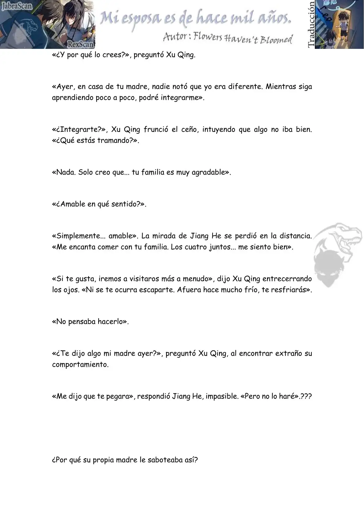 Mi Esposa Es De Hace Mil Años (Novela) - Capítulo 104 - Página 8 - LectorTMOo