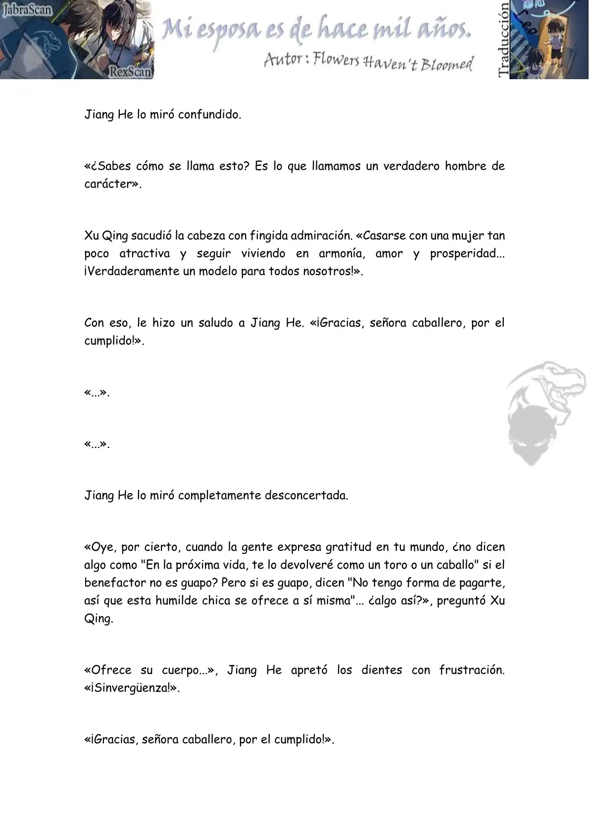 Mi Esposa Es De Hace Mil Años (Novela) - Capítulo 16 - Página 4 - LectorTMOo