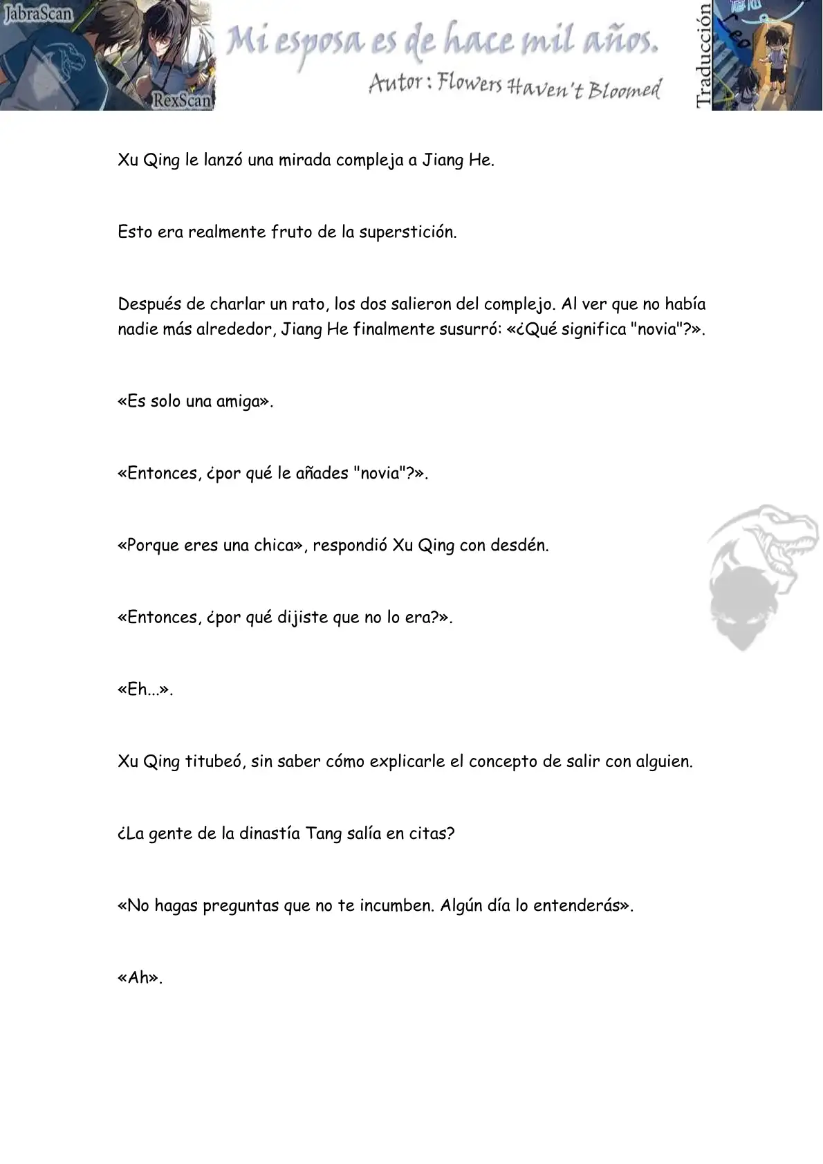 Mi Esposa Es De Hace Mil Años (Novela) - Capítulo 17 - Página 5 - LectorTMOo