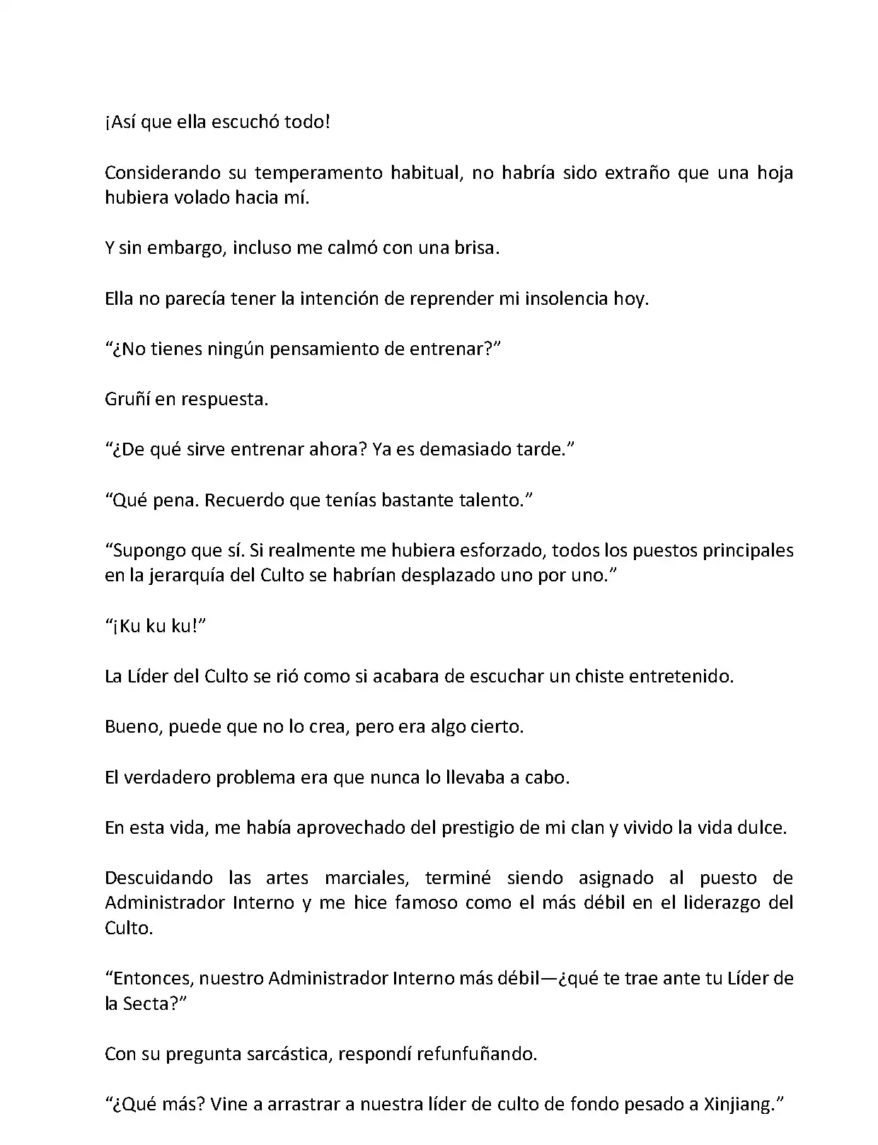 Mi Esposa es la Lider del Culto Demoniaco (Novela) - Capítulo 1 - Página 11 - LectorTMOo
