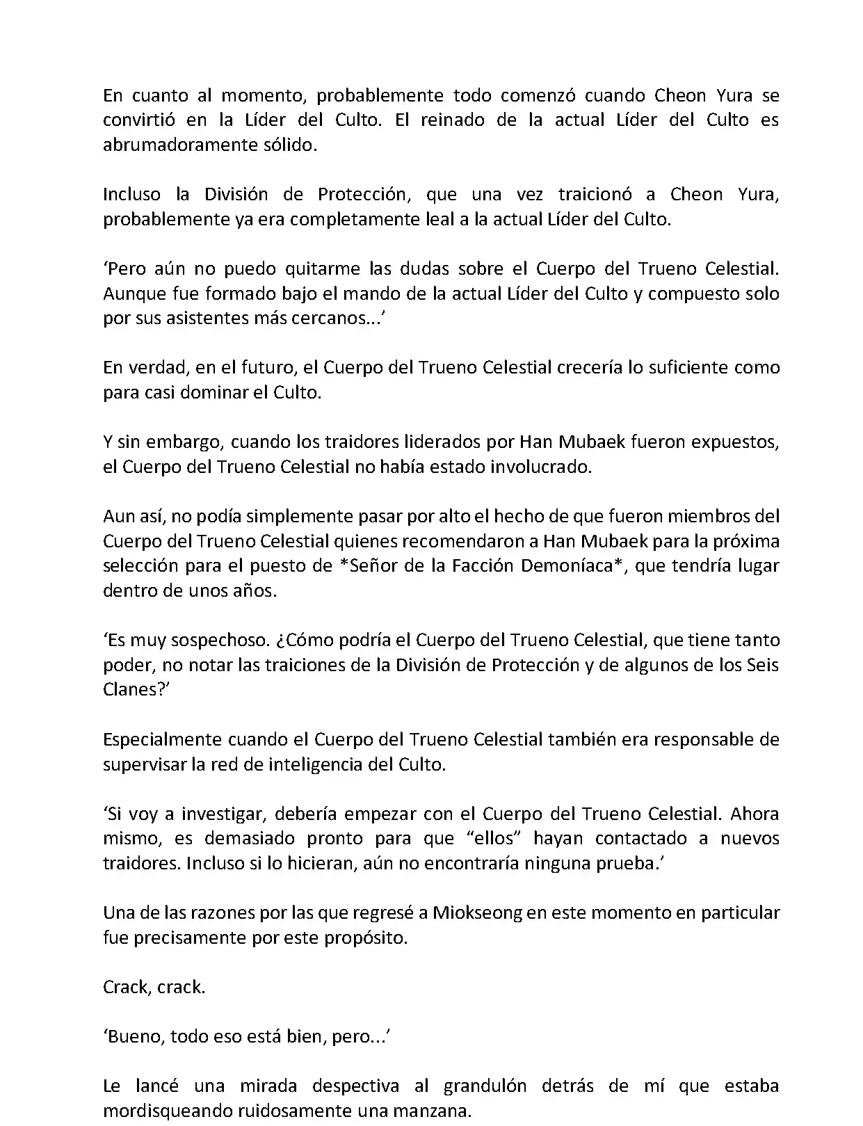 Mi Esposa es la Lider del Culto Demoniaco (Novela) - Capítulo 10 - Página 10 - LectorTMOo