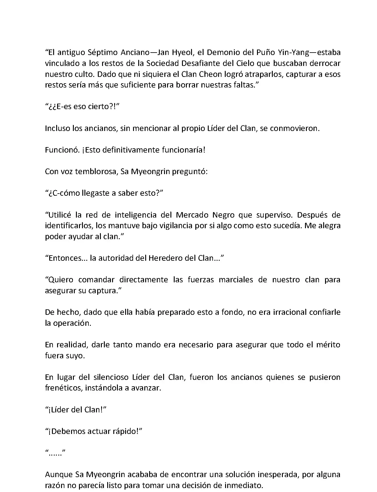 Mi Esposa es la Lider del Culto Demoniaco (Novela) - Capítulo 100 - Página 7 - LectorTMOo