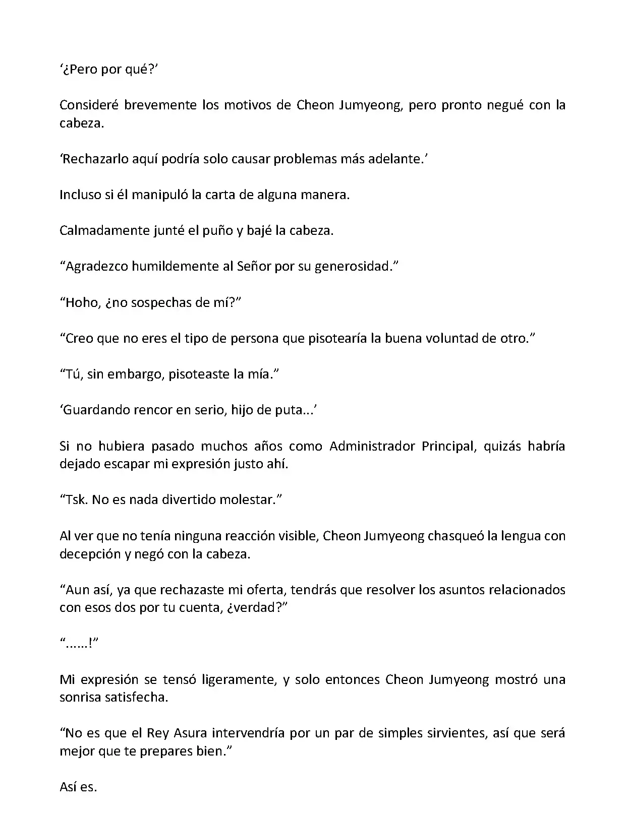 Mi Esposa es la Lider del Culto Demoniaco (Novela) - Capítulo 102 - Página 6 - LectorTMOo