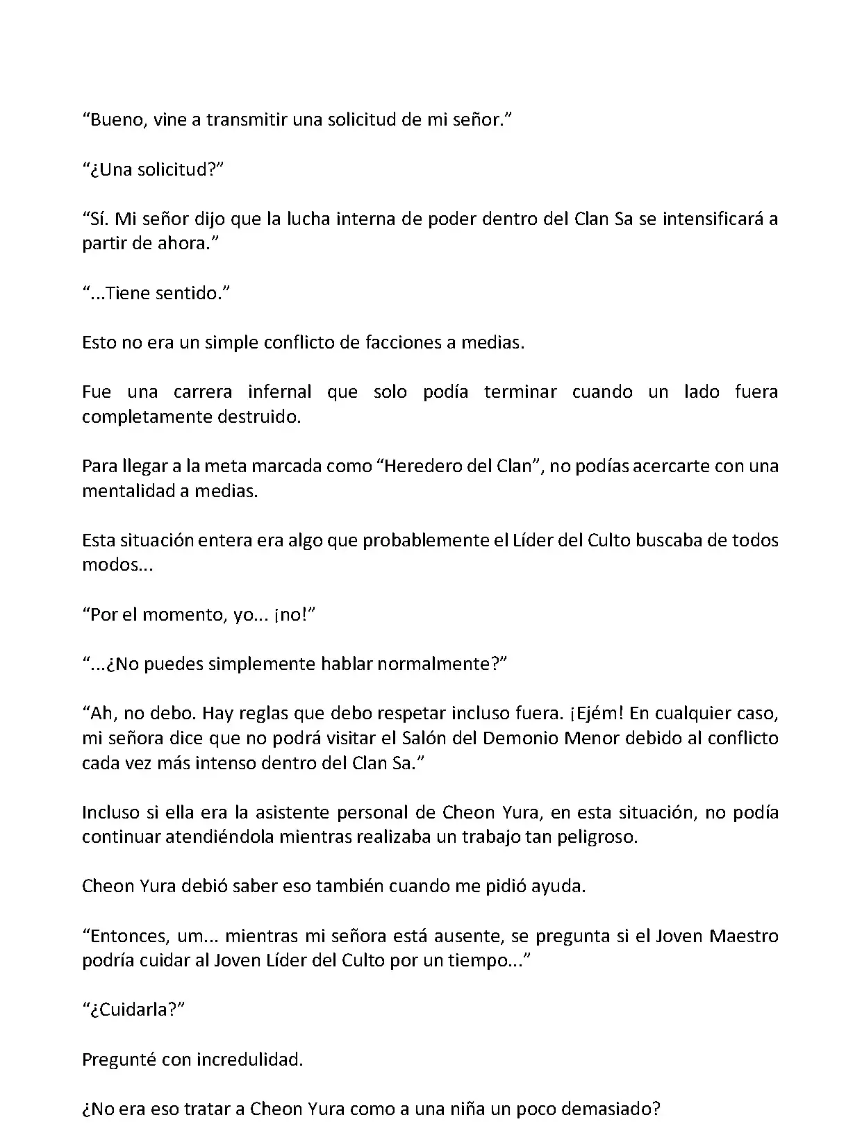 Mi Esposa es la Lider del Culto Demoniaco (Novela) - Capítulo 102 - Página 9 - LectorTMOo