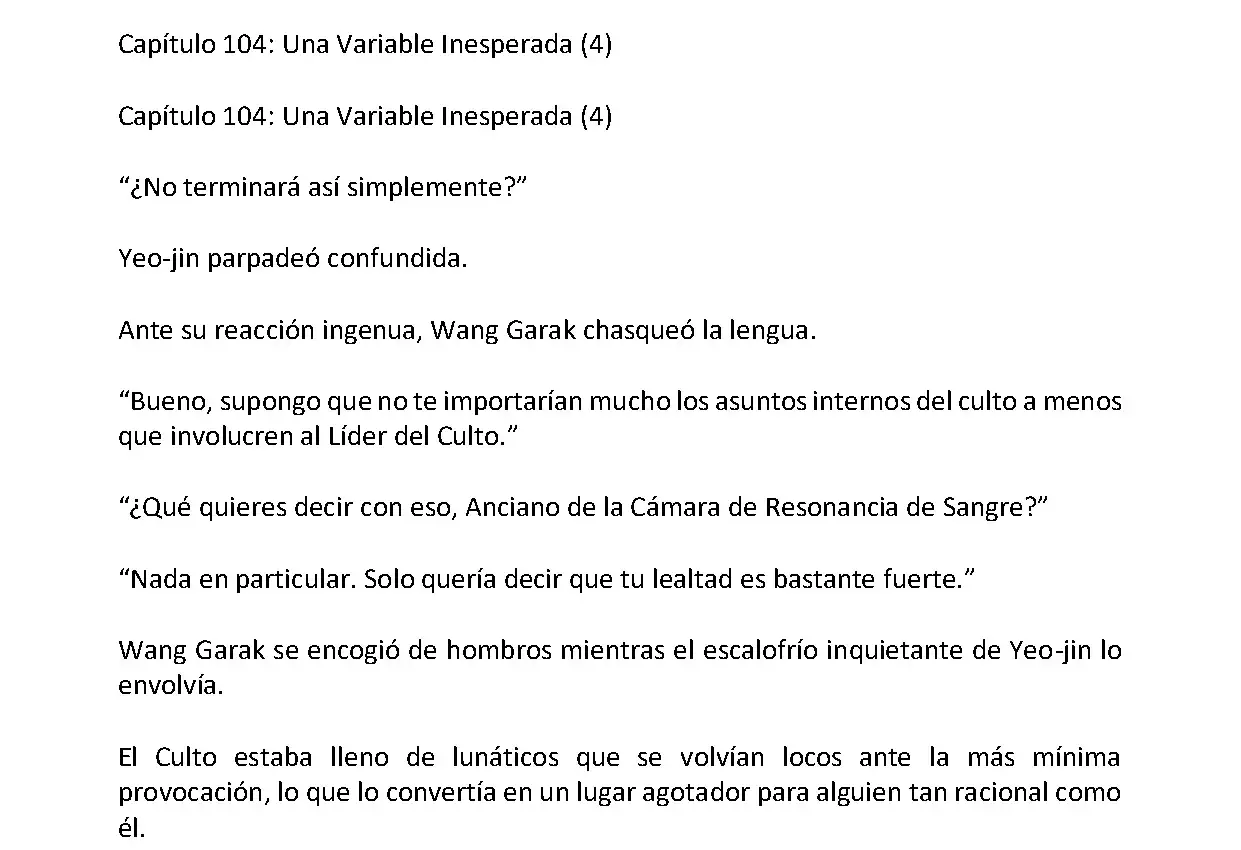 Mi Esposa es la Lider del Culto Demoniaco (Novela) - Capítulo 104 - Página 2 - LectorTMOo