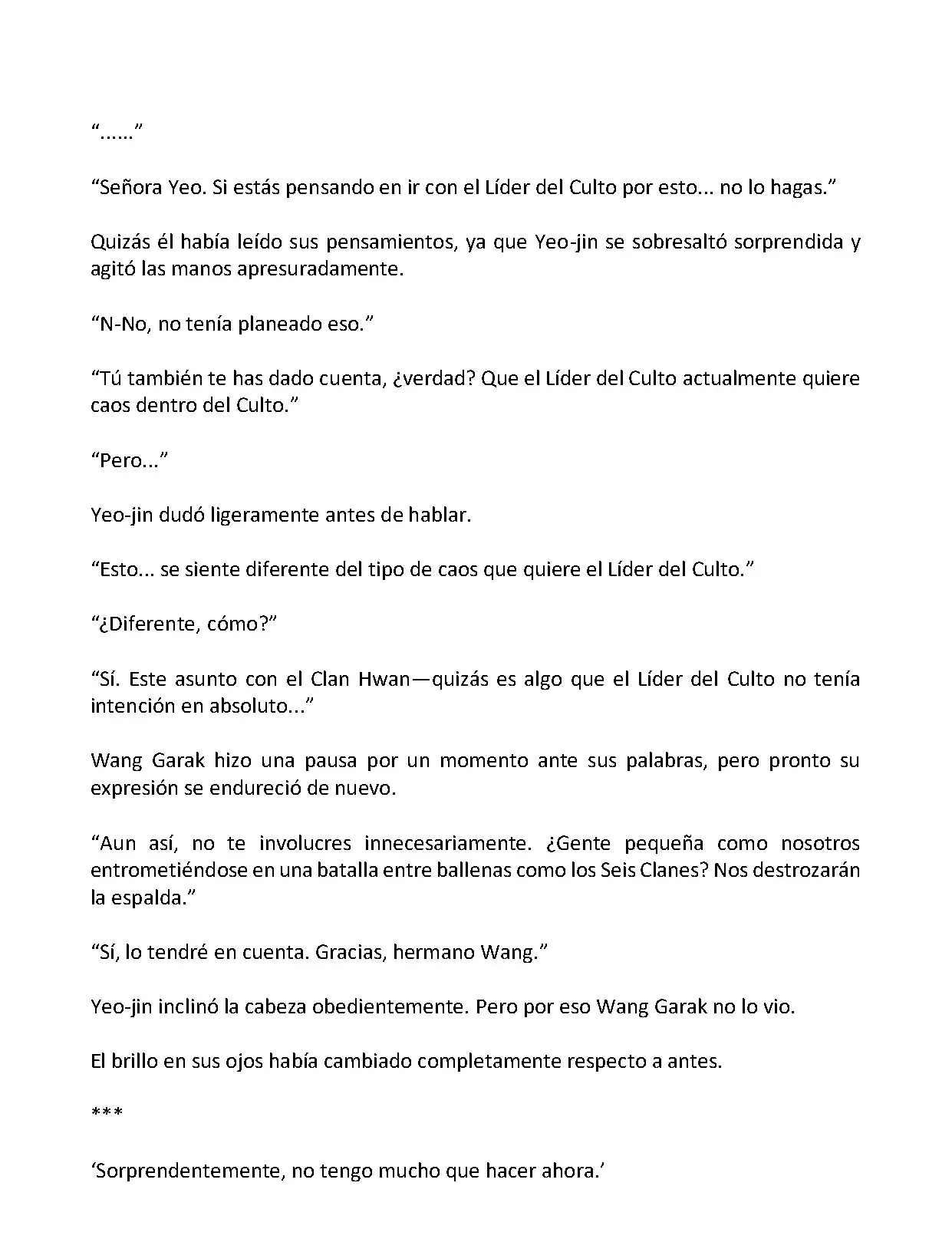 Mi Esposa es la Lider del Culto Demoniaco (Novela) - Capítulo 104 - Página 4 - LectorTMOo