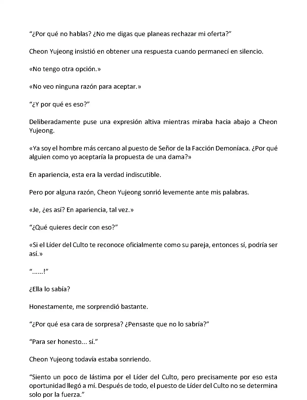 Mi Esposa es la Lider del Culto Demoniaco (Novela) - Capítulo 107 - Página 5 - LectorTMOo