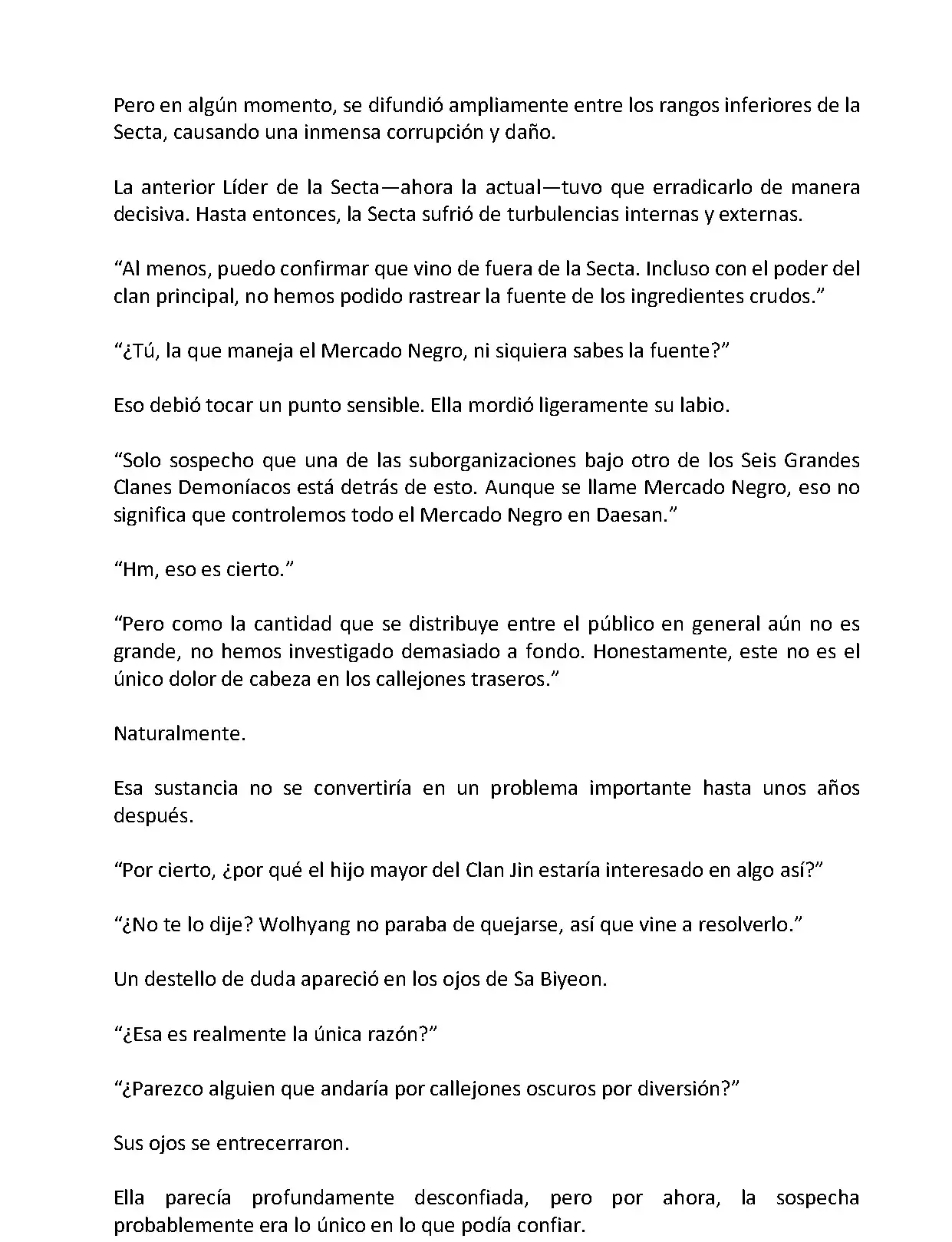 Mi Esposa es la Lider del Culto Demoniaco (Novela) - Capítulo 11 - Página 7 - LectorTMOo