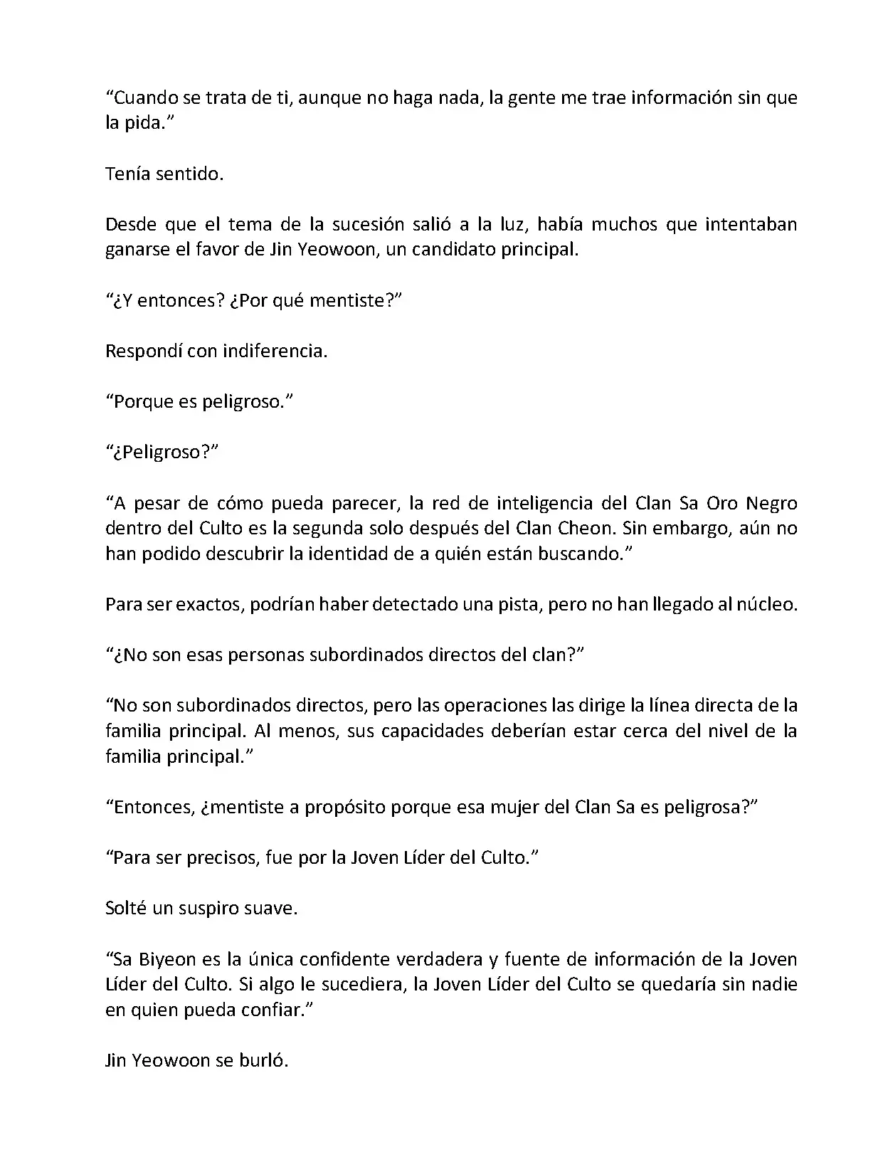 Mi Esposa es la Lider del Culto Demoniaco (Novela) - Capítulo 11 - Página 14 - LectorTMOo