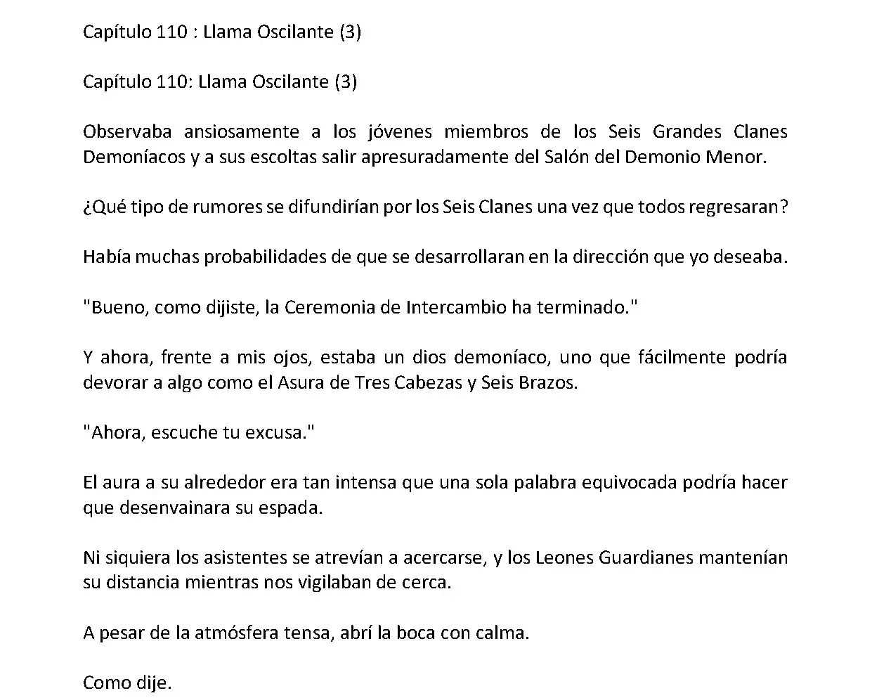 Mi Esposa es la Lider del Culto Demoniaco (Novela) - Capítulo 110 - Página 2 - LectorTMOo