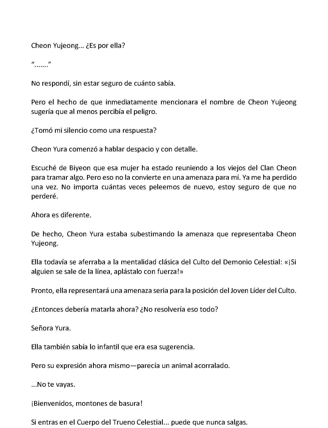 Mi Esposa es la Lider del Culto Demoniaco (Novela) - Capítulo 110 - Página 5 - LectorTMOo
