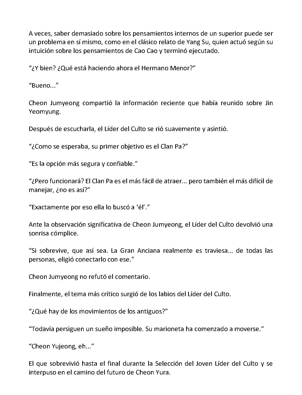 Mi Esposa es la Lider del Culto Demoniaco (Novela) - Capítulo 111 - Página 4 - LectorTMOo