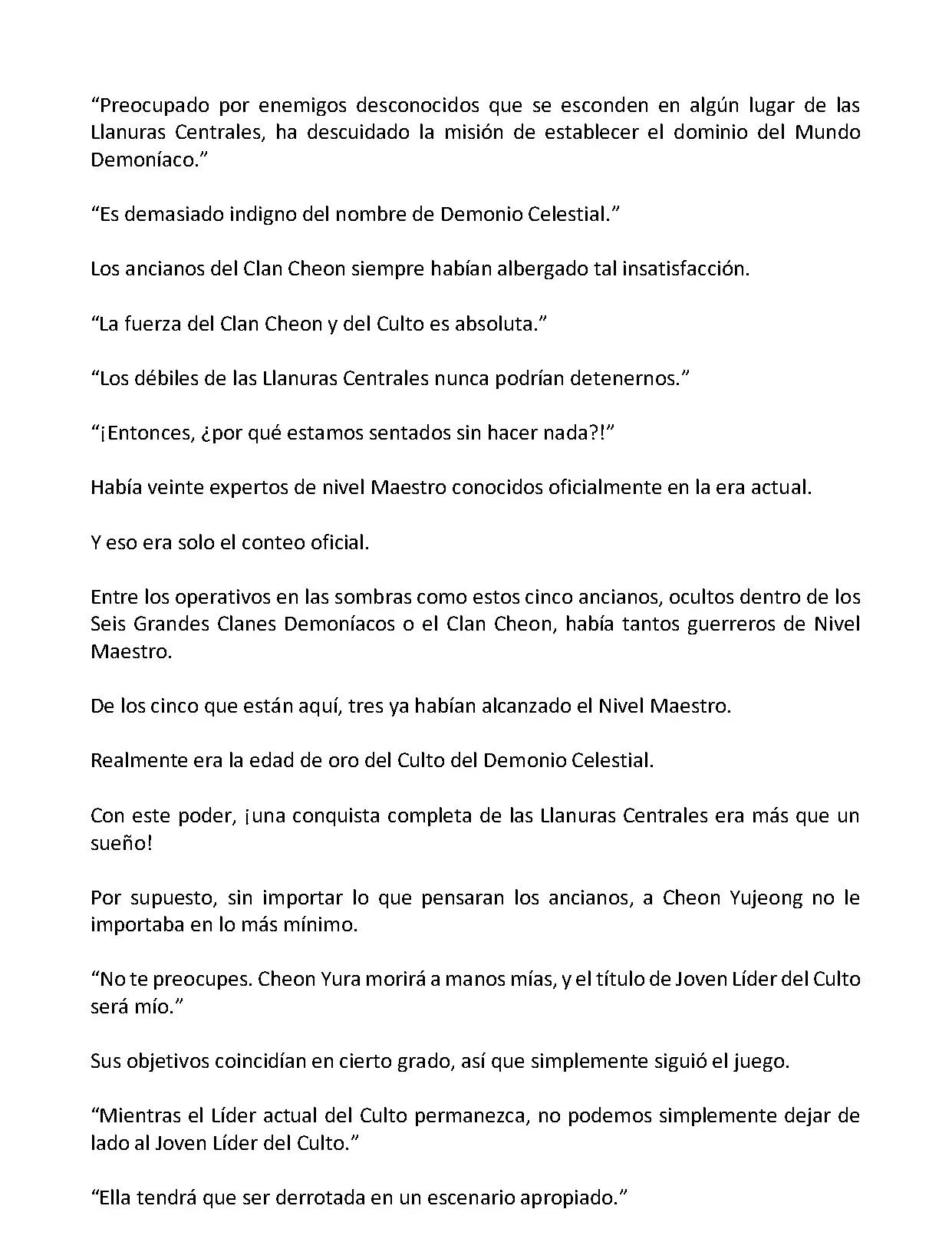 Mi Esposa es la Lider del Culto Demoniaco (Novela) - Capítulo 114 - Página 4 - LectorTMOo