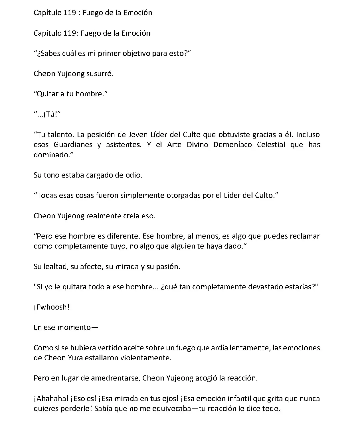 Mi Esposa es la Lider del Culto Demoniaco (Novela) - Capítulo 119 - Página 2 - LectorTMOo