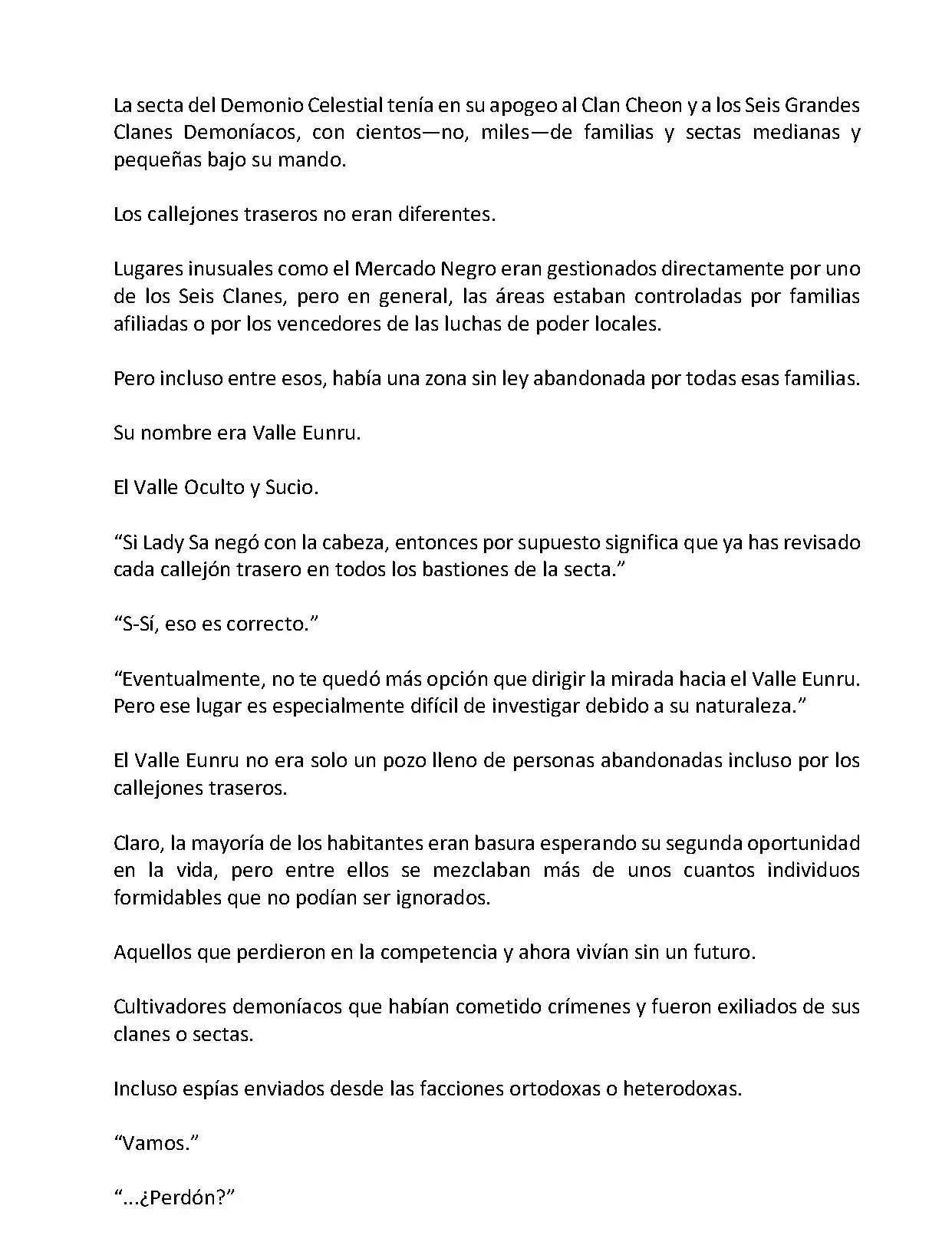 Mi Esposa es la Lider del Culto Demoniaco (Novela) - Capítulo 12 - Página 8 - LectorTMOo