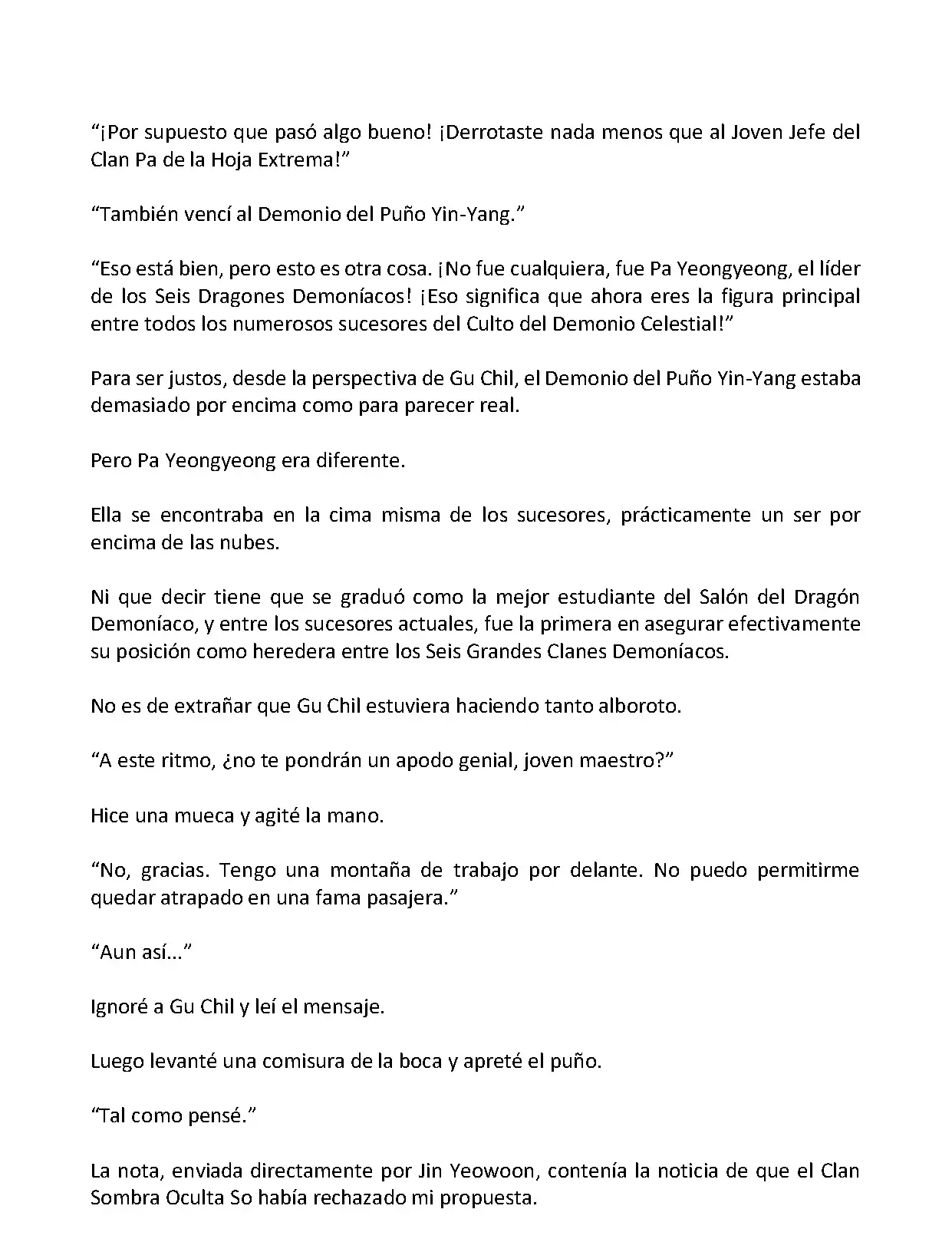 Mi Esposa es la Lider del Culto Demoniaco (Novela) - Capítulo 120 - Página 5 - LectorTMOo
