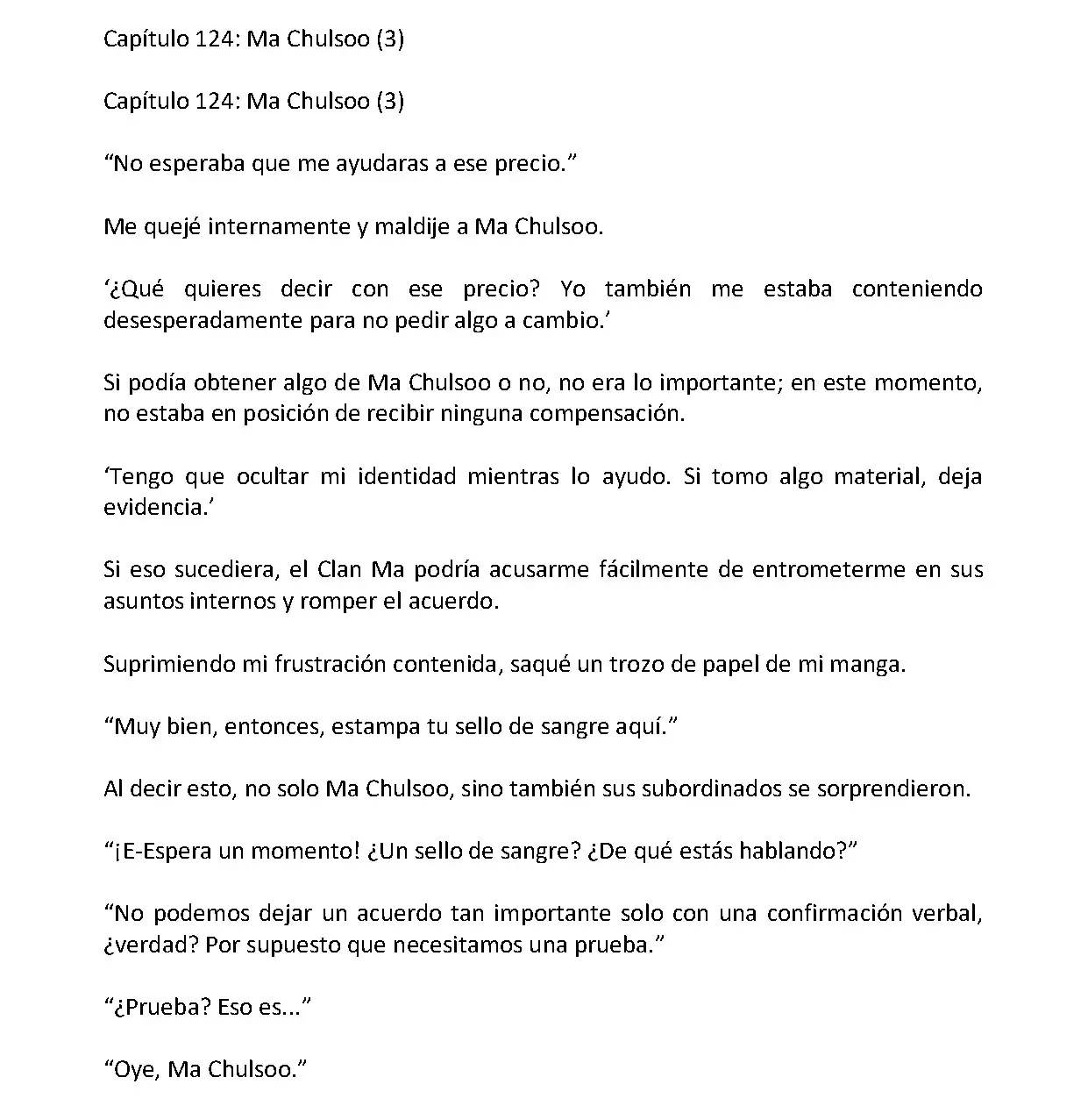 Mi Esposa es la Lider del Culto Demoniaco (Novela) - Capítulo 124 - Página 2 - LectorTMOo