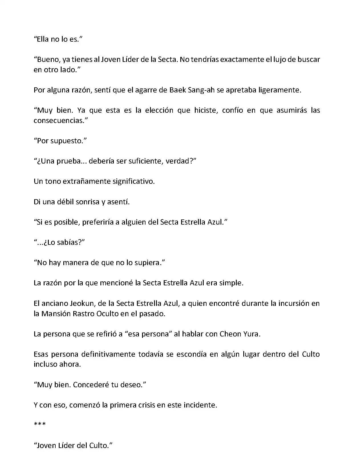 Mi Esposa es la Lider del Culto Demoniaco (Novela) - Capítulo 131 - Página 9 - LectorTMOo