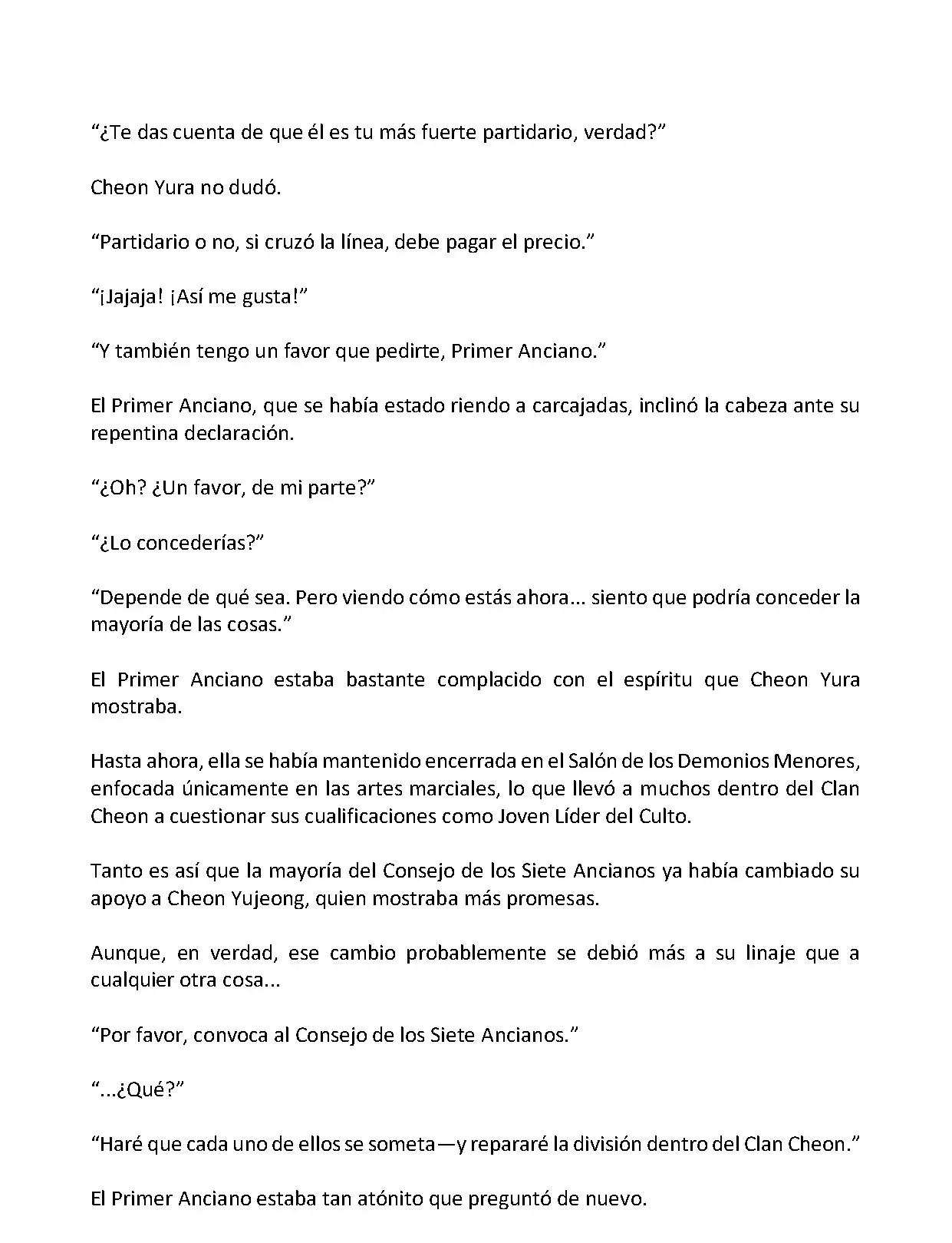 Mi Esposa es la Lider del Culto Demoniaco (Novela) - Capítulo 134 - Página 7 - LectorTMOo