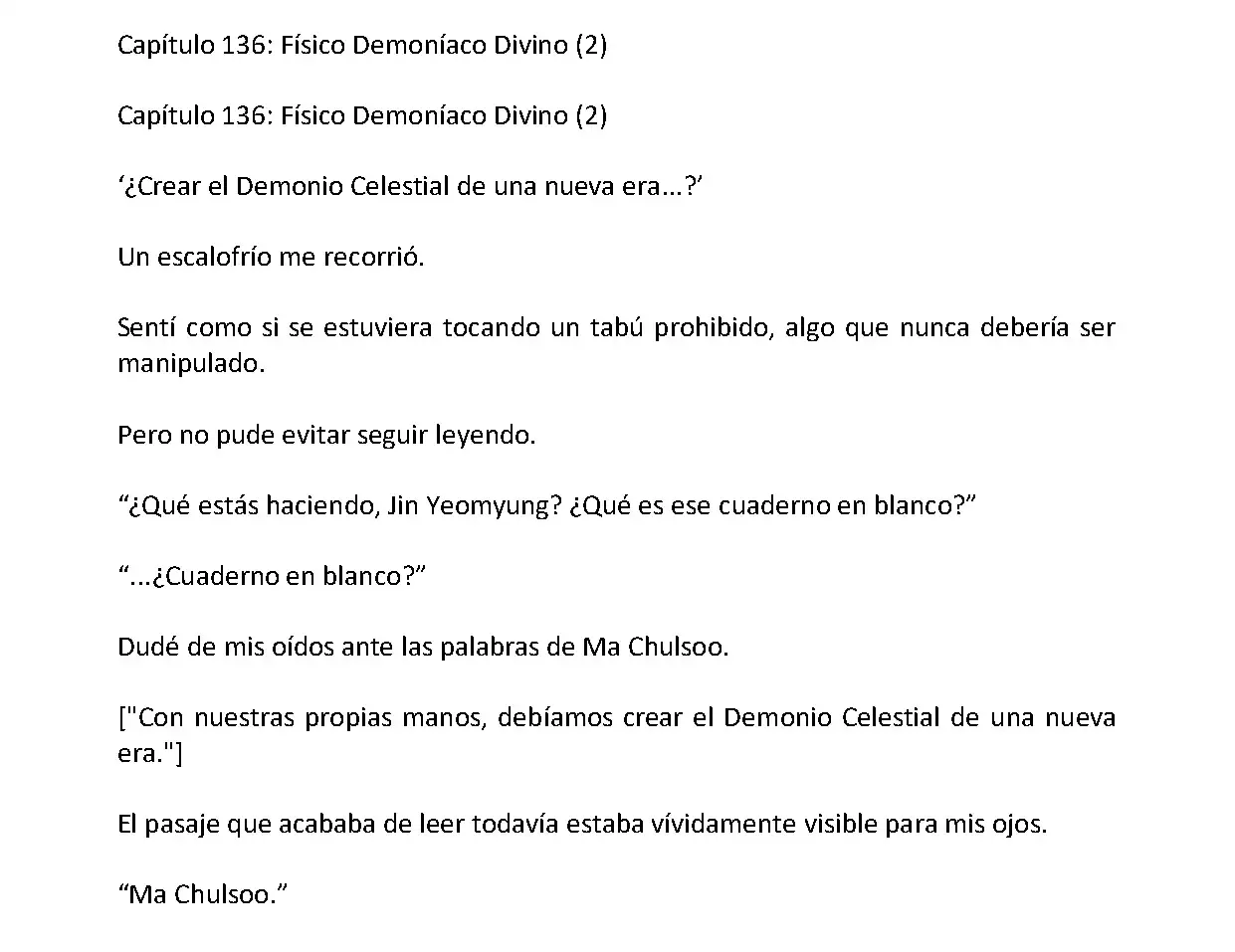 Mi Esposa es la Lider del Culto Demoniaco (Novela) - Capítulo 136 - Página 2 - LectorTMOo