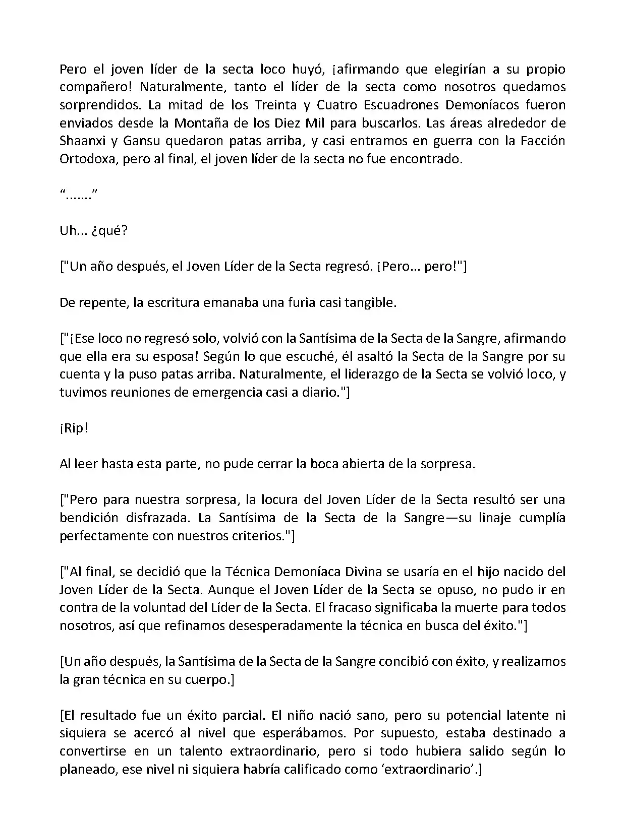 Mi Esposa es la Lider del Culto Demoniaco (Novela) - Capítulo 136 - Página 7 - LectorTMOo