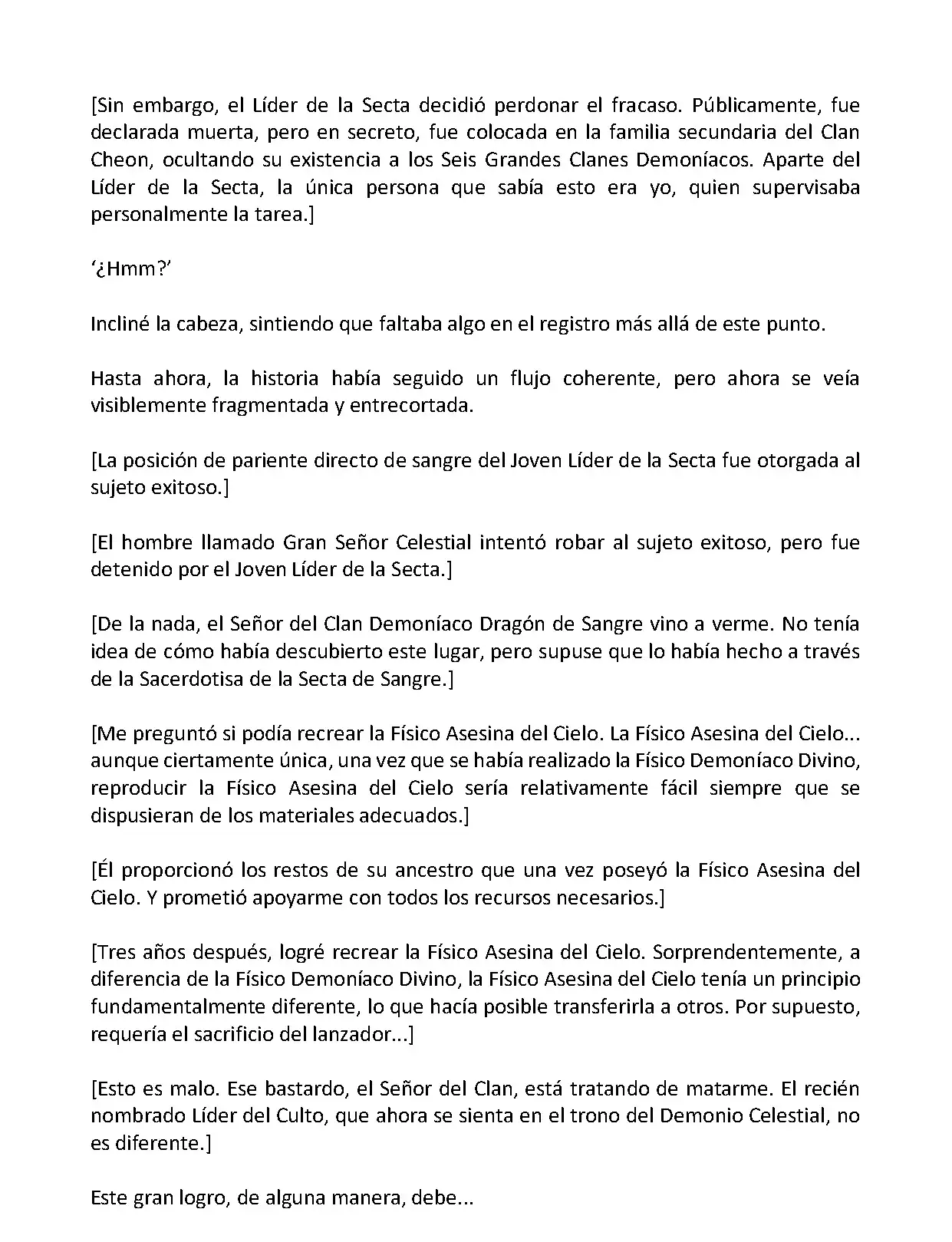 Mi Esposa es la Lider del Culto Demoniaco (Novela) - Capítulo 137 - Página 8 - LectorTMOo