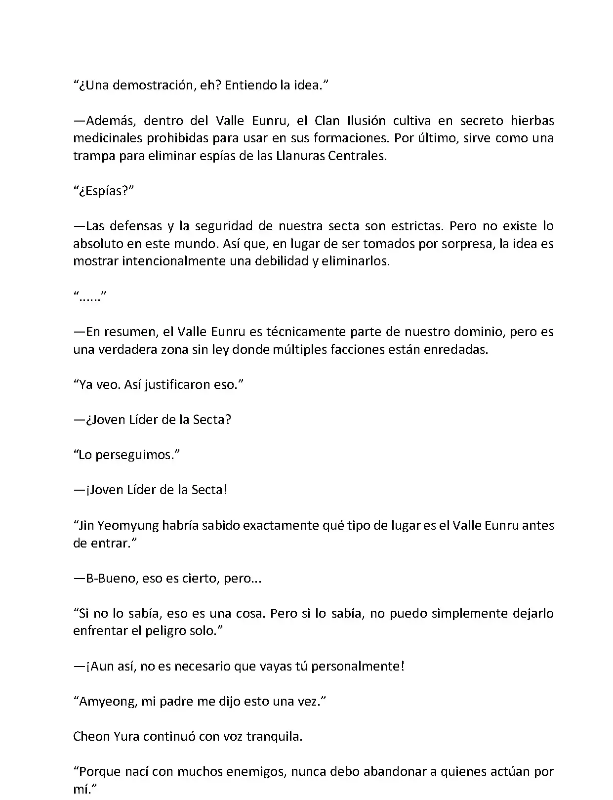 Mi Esposa es la Lider del Culto Demoniaco (Novela) - Capítulo 14 - Página 5 - LectorTMOo