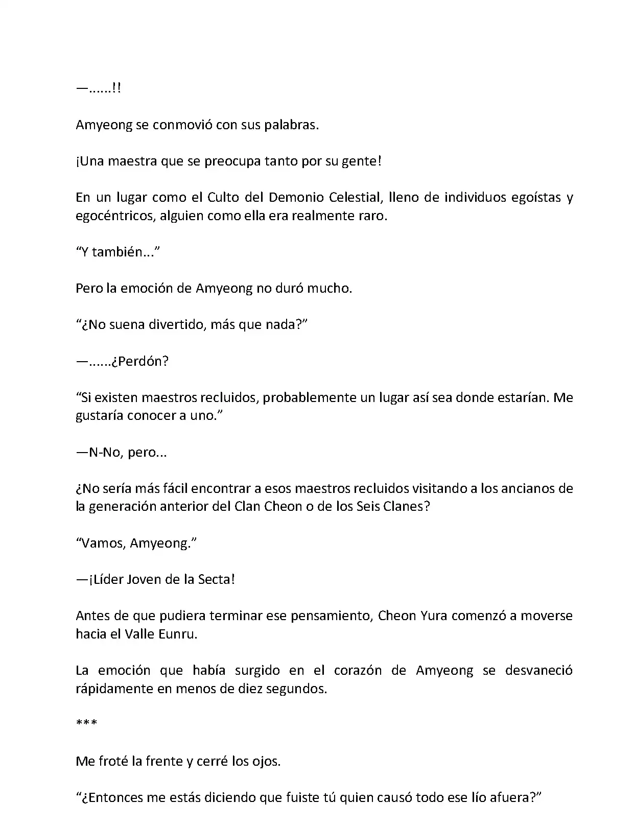 Mi Esposa es la Lider del Culto Demoniaco (Novela) - Capítulo 14 - Página 6 - LectorTMOo