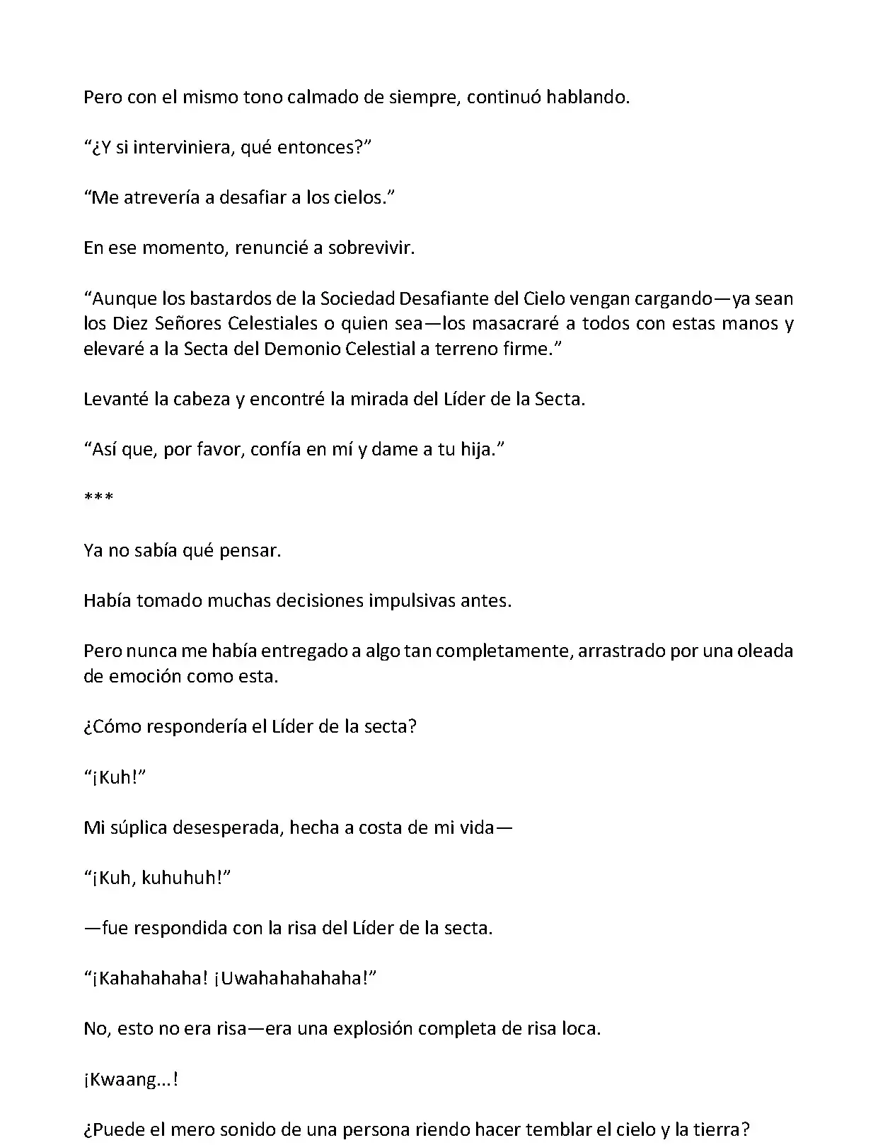 Mi Esposa es la Lider del Culto Demoniaco (Novela) - Capítulo 143 - Página 8 - LectorTMOo
