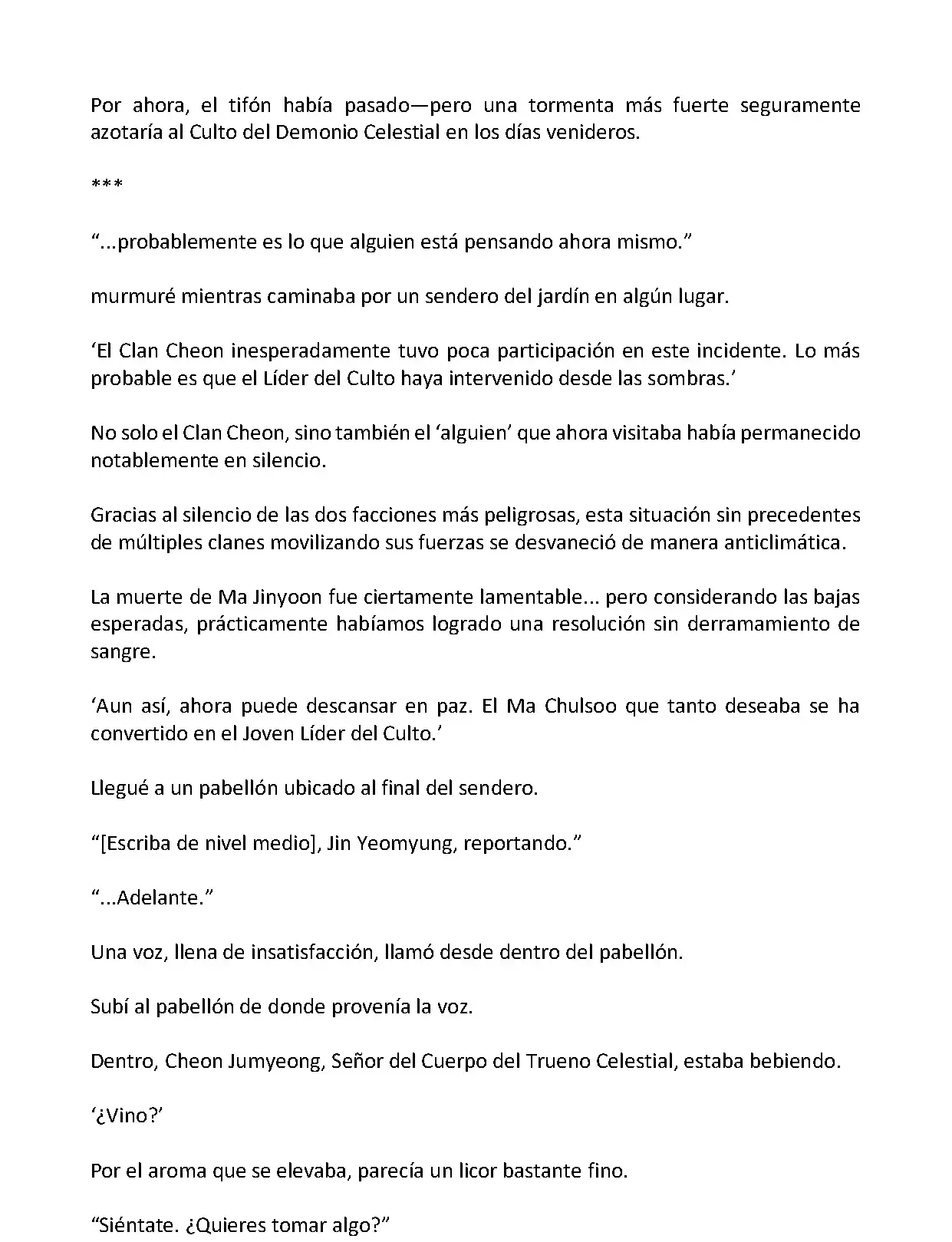 Mi Esposa es la Lider del Culto Demoniaco (Novela) - Capítulo 144 - Página 4 - LectorTMOo