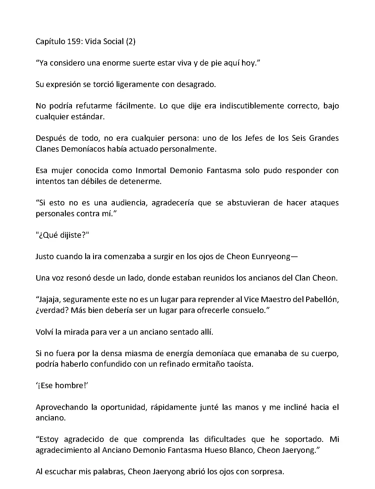 Mi Esposa es la Lider del Culto Demoniaco (Novela) - Capítulo 159 - Página 3 - LectorTMOo