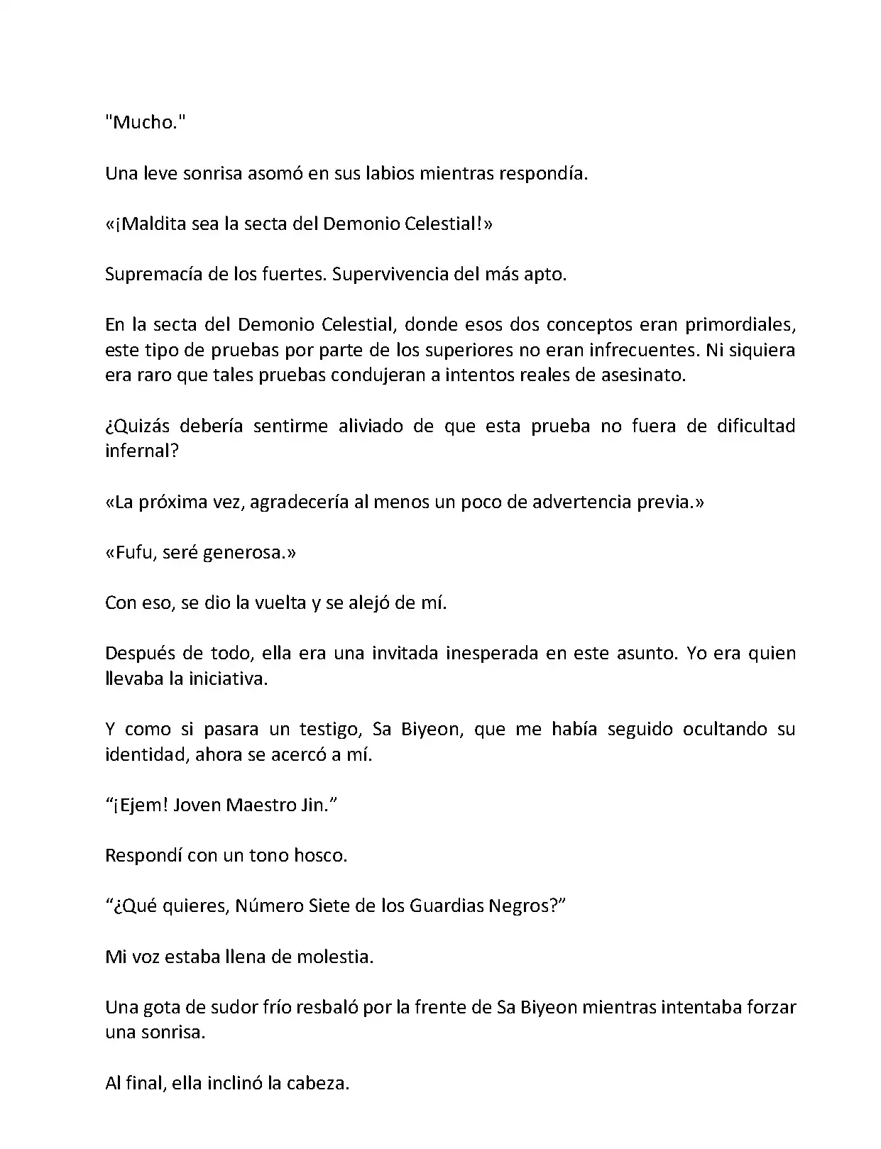 Mi Esposa es la Lider del Culto Demoniaco (Novela) - Capítulo 16 - Página 5 - LectorTMOo