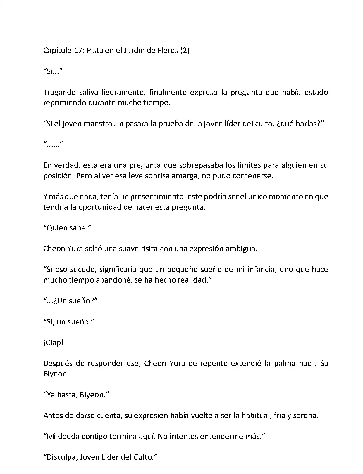 Mi Esposa es la Lider del Culto Demoniaco (Novela) - Capítulo 17 - Página 3 - LectorTMOo