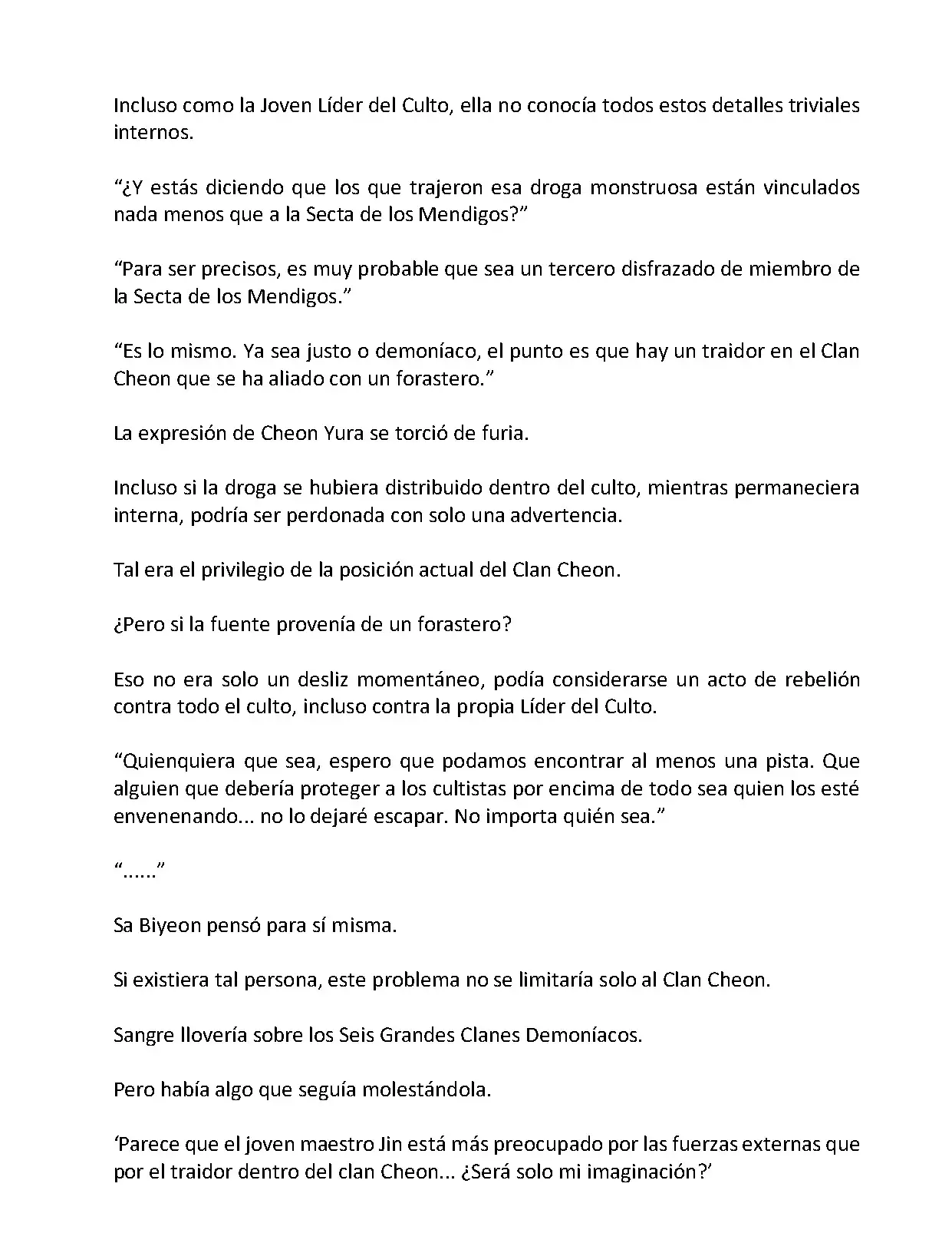 Mi Esposa es la Lider del Culto Demoniaco (Novela) - Capítulo 17 - Página 5 - LectorTMOo