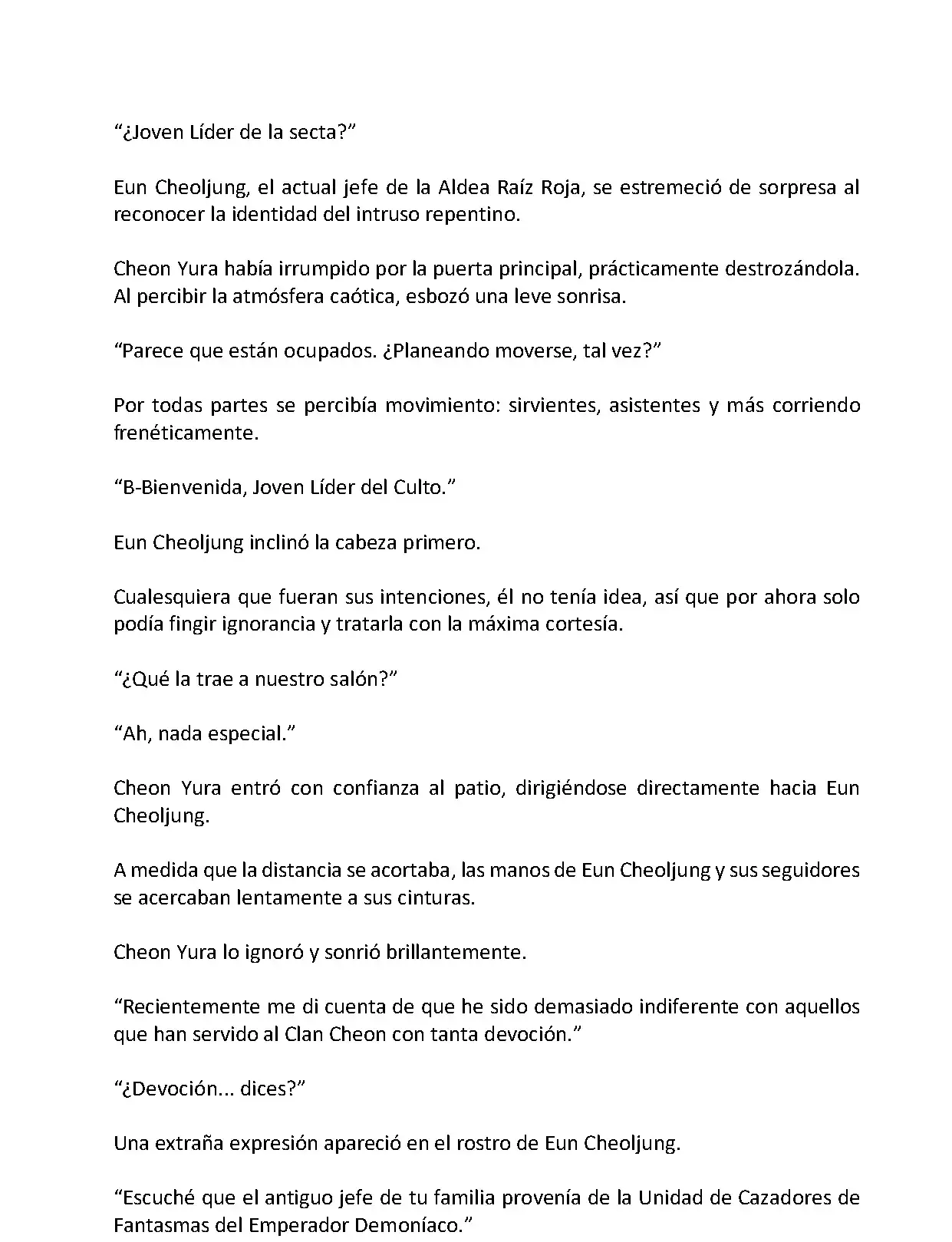 Mi Esposa es la Lider del Culto Demoniaco (Novela) - Capítulo 18 - Página 7 - LectorTMOo