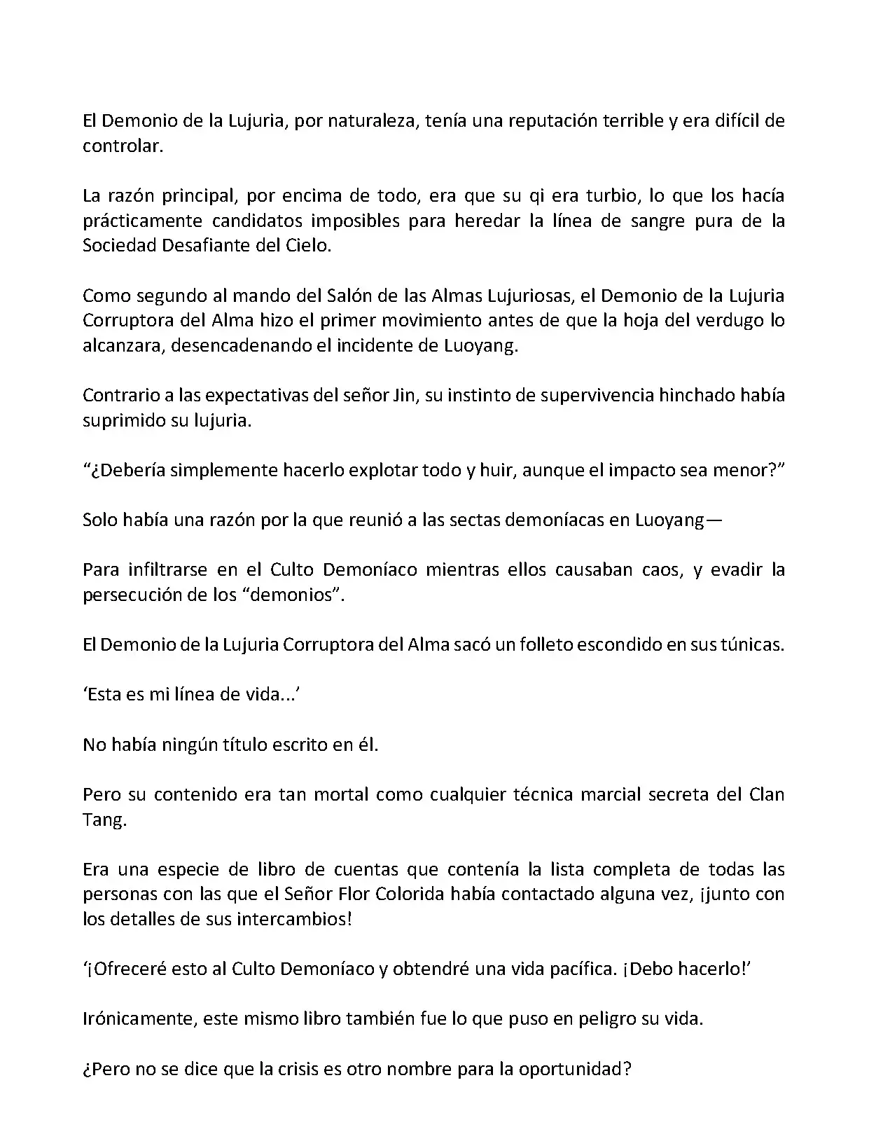 Mi Esposa es la Lider del Culto Demoniaco (Novela) - Capítulo 188 - Página 6 - LectorTMOo