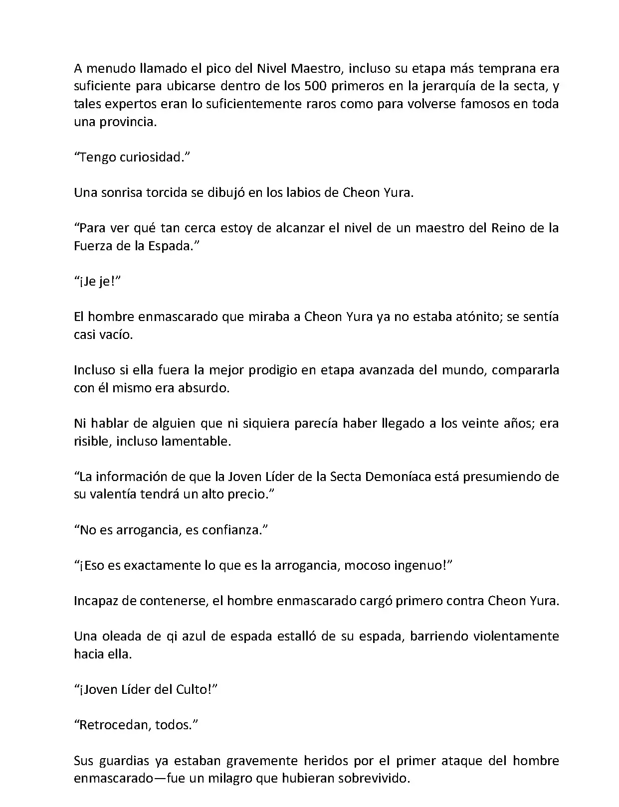 Mi Esposa es la Lider del Culto Demoniaco (Novela) - Capítulo 19 - Página 8 - LectorTMOo