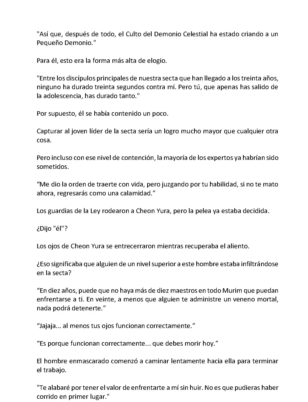 Mi Esposa es la Lider del Culto Demoniaco (Novela) - Capítulo 19 - Página 11 - LectorTMOo