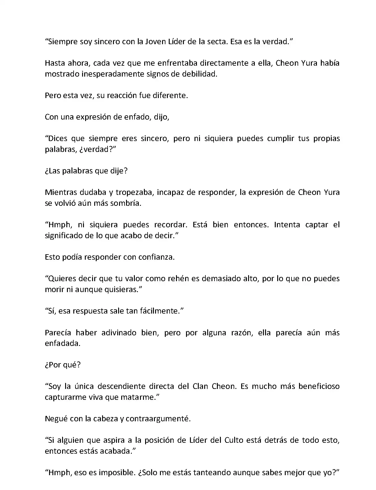 Mi Esposa es la Lider del Culto Demoniaco (Novela) - Capítulo 20 - Página 3 - LectorTMOo
